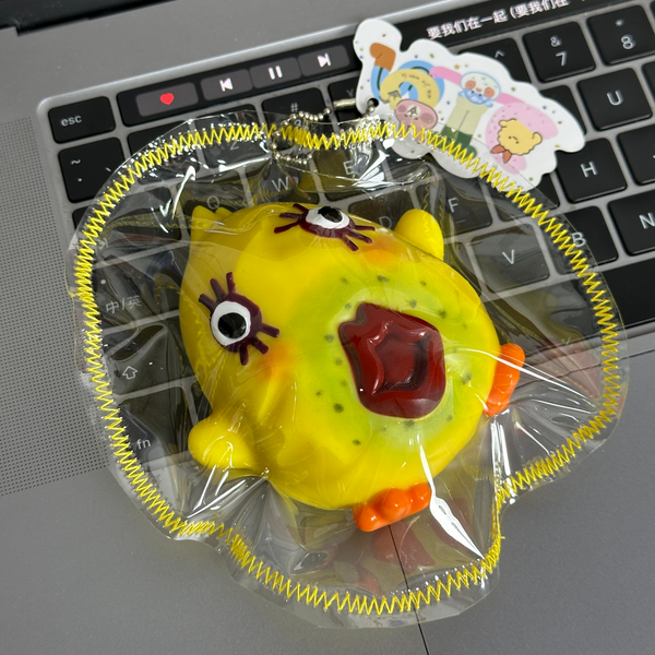 Lulusquishy- Big Eyed Ugly Chicken Taba Squishy Toy